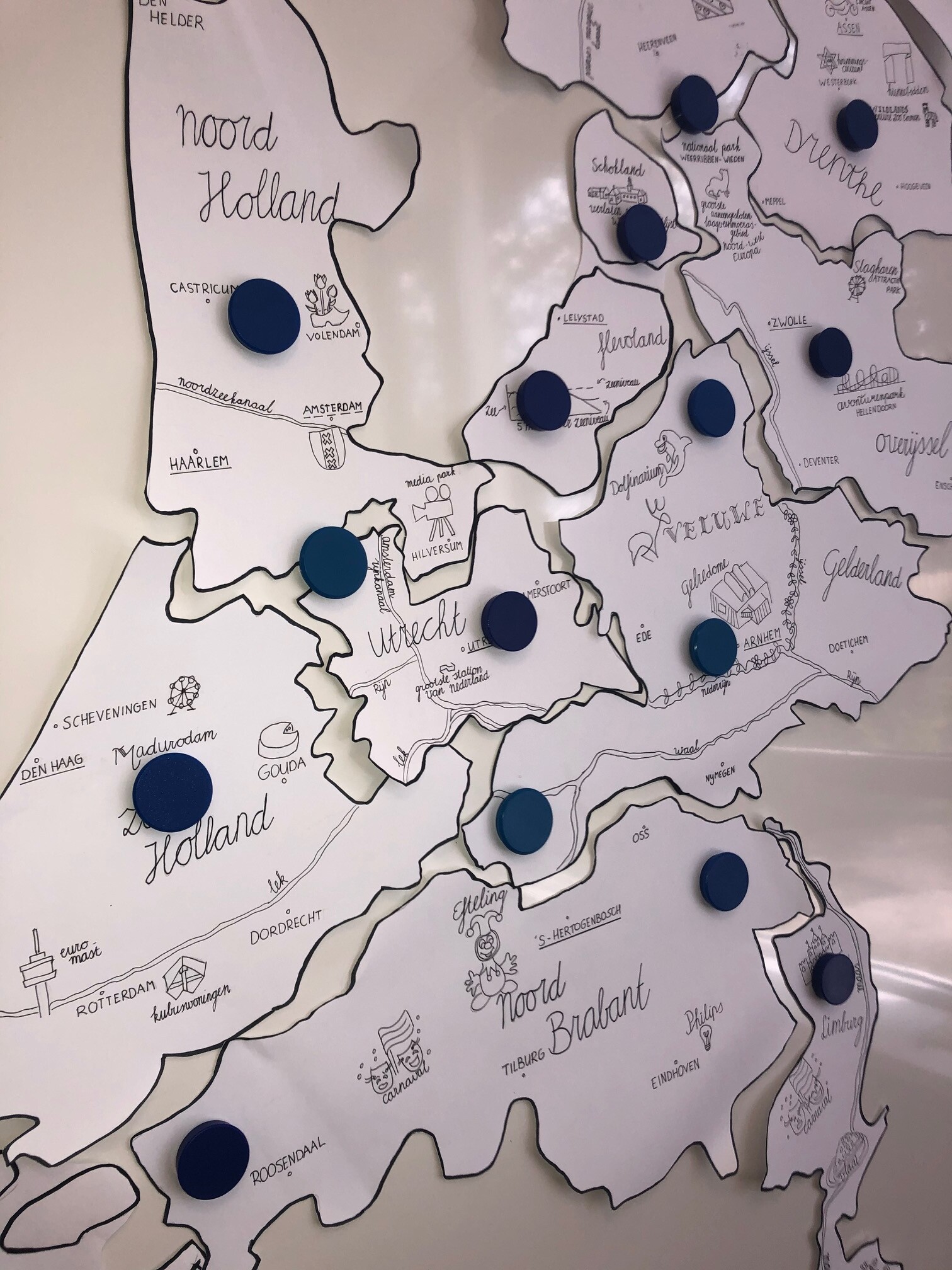 Provincie poster leeg