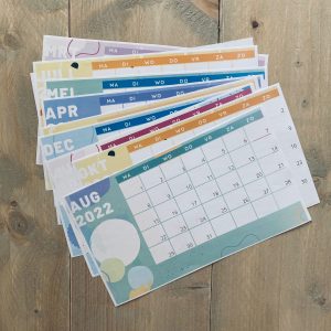 Schooljaar kalender 2022/2023 horizontaal