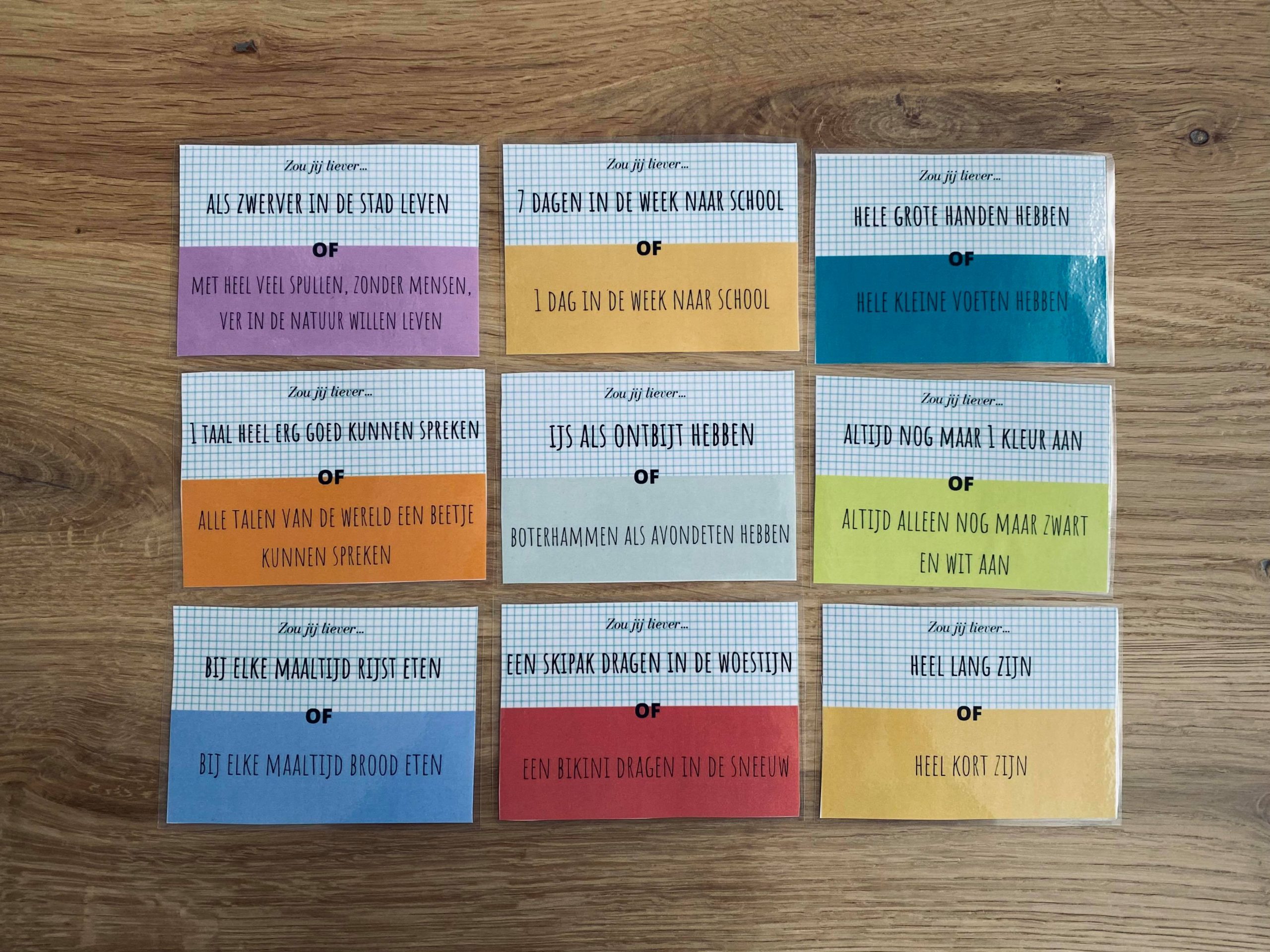 100 dilemma kaarten - Afbeelding 2