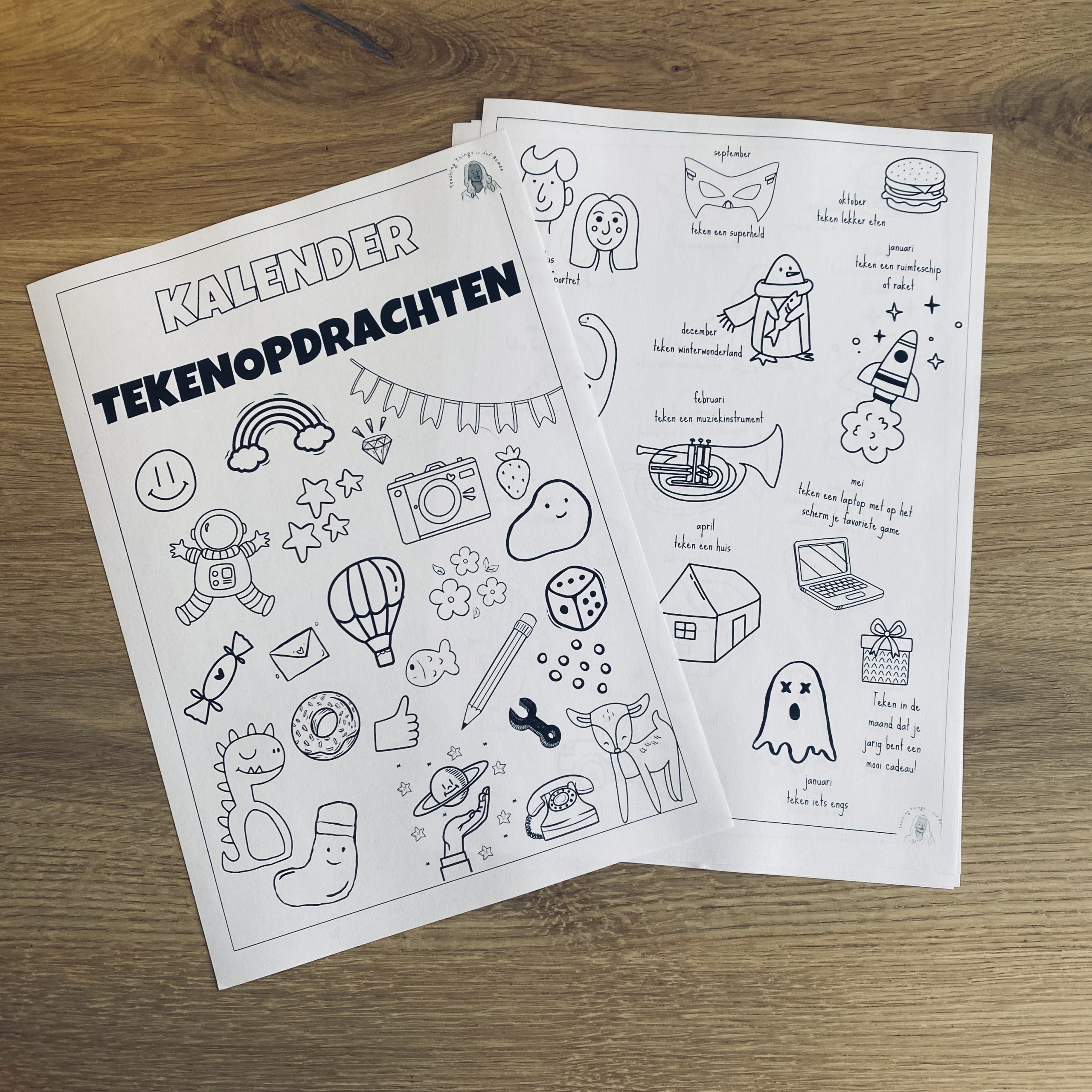 Kalender tekenopdrachten - Afbeelding 5